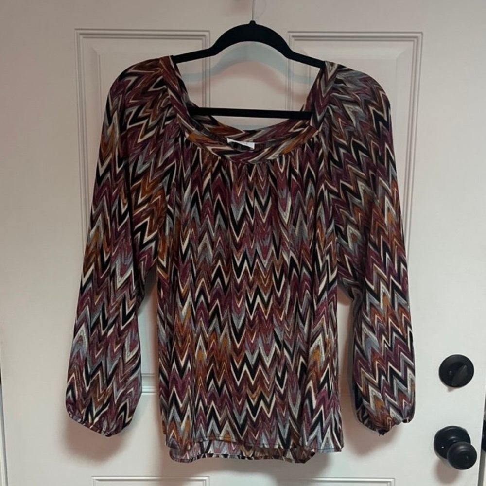 Kenar chevron‎ blouse size XL